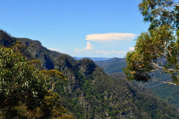 Uitzicht Vallei Vanaf Kanangra Walls New South Wales Australië — Stockfoto