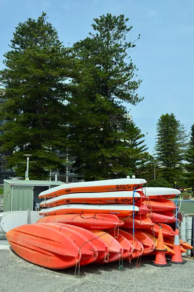 Surfboards Hire Sydney Seaside Suburb Manly Nsw Stock Image