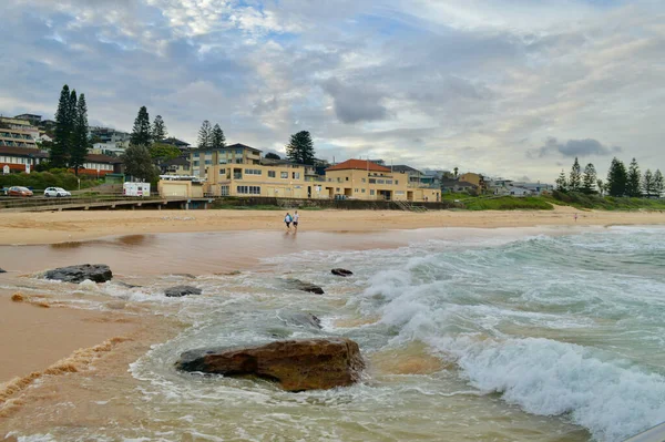 Över South Curl Curl Surf Club Sydney Australien — Stockfoto