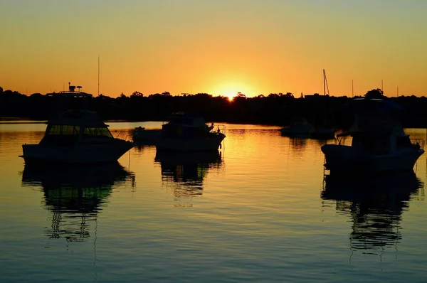 View Sydney Harbor Leichhardt Calm Evening — стоковое фото