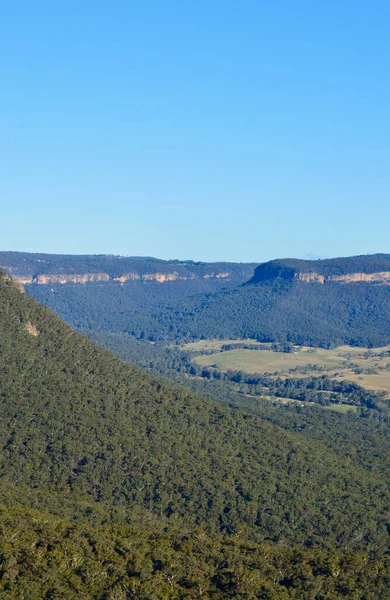 오스트레일리아 의푸른 산맥에 고개에서 바라본 — 스톡 사진