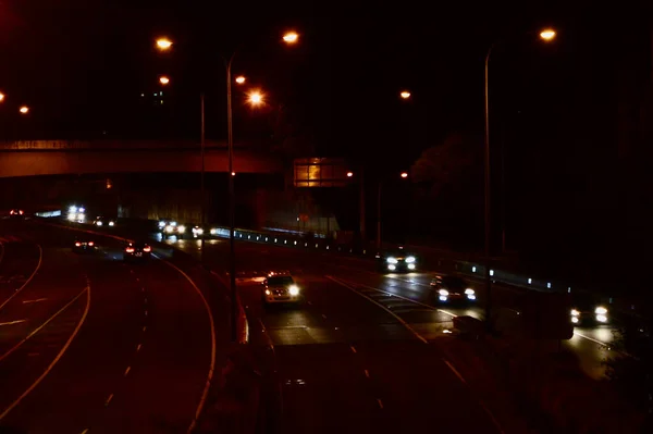 Auta Dálnici Artarmon Severní Straně Sydney — Stock fotografie