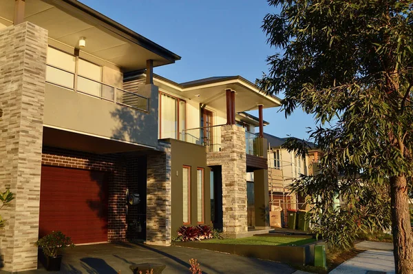 Casas Nos Subúrbios Oeste Sydney — Fotografia de Stock