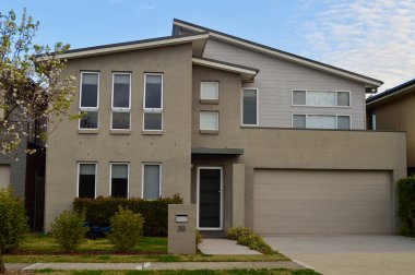 Batı Sydney, Avustralya 'da Cranebrook' ta modern bir ev.