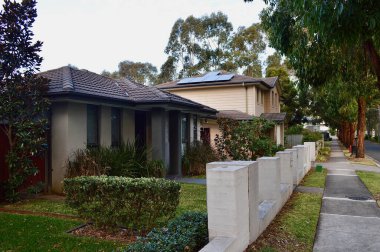 Batı Sydney, Avustralya 'daki Cranebrook' ta bir ardışık ev.