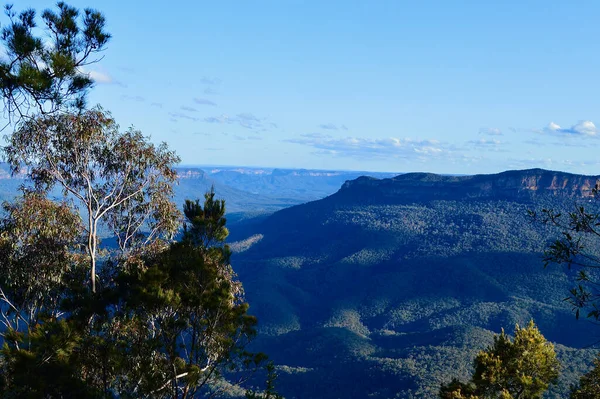 Una Vista Sublime Point Lookout Nelle Blue Mountains Dell Australia — Foto Stock