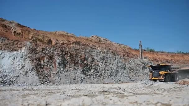 Rusia Región Amur Julio 2021 Cantera Minería Cielo Abierto Minería — Vídeo de stock