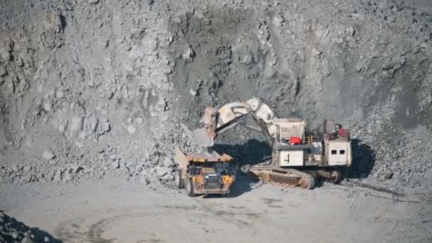 Russland Amur Region Juli 2021 Steinbruch Tagebau Golderzabbau Das Erz — Stockvideo