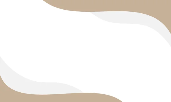 茶色と白の背景デザインです 清潔でモダンな茶色の背景 ベクターイラスト — ストックベクタ