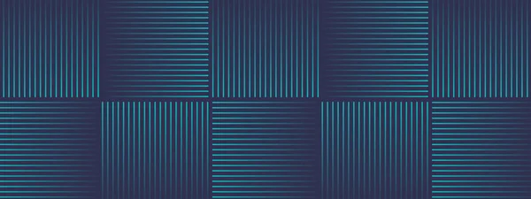 Blaue Linien Hintergrunddesign Moderner Hintergrund Mit Linien Art Stil Vektorillustration — Stockvektor