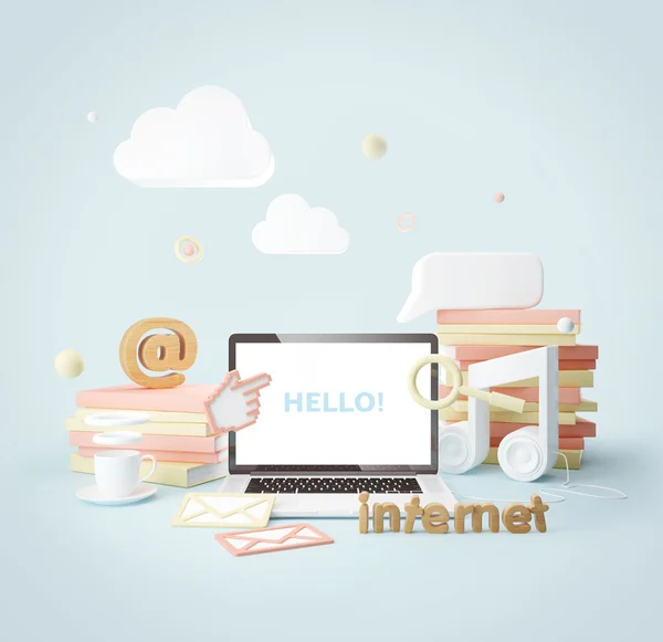 sosyal medya ve dizüstü