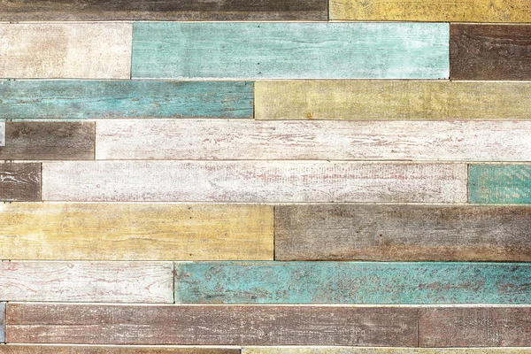 Vintage tavole di legno colorato — Foto Stock
