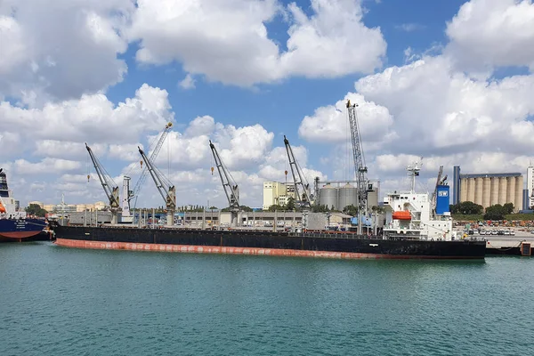 Dar Salaam Republiek Tanzania Augustus Bulkcarrier Haven Tanzania Augustus 2021 — Stockfoto