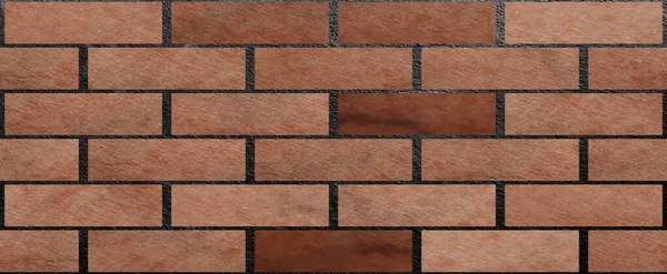 Wall Wallpaper Made Dark Brown Brick — Stock Photo, Image