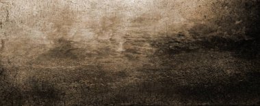 Ürkütücü koyu duvarlar, arka plan için hafif siyah beton dokusu.