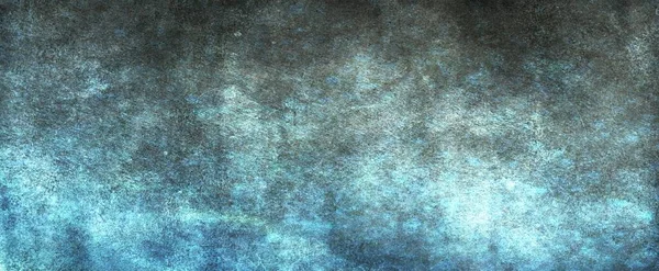 Beautiful Grunge Grey Blue Background Panoramic Abstract Decorative Dark Background — Stock Photo, Image
