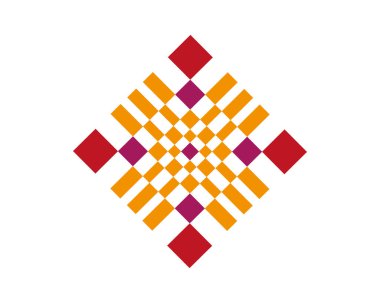 Kırmızı yansıtıcı uyarı üçgeni acil işareti. Vektör çizim