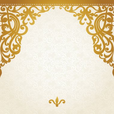Seamless border in Victorian style