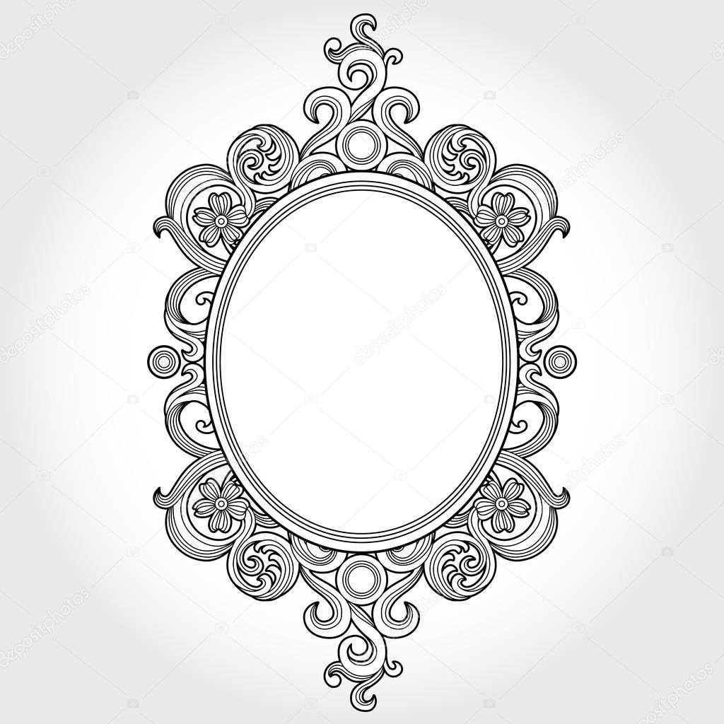 Vintage Ornate Frame Stock Vector Image By C Annapoguliaeva