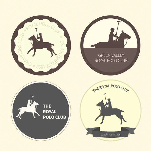 Set di icone vettoriali con attrezzatura per cavalli — Vettoriale Stock