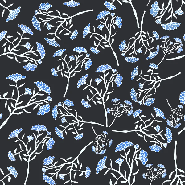 Motif floral sans couture — Image vectorielle