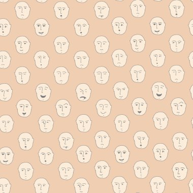 şirin seamless modeli ile farklı yüz ifadeleri