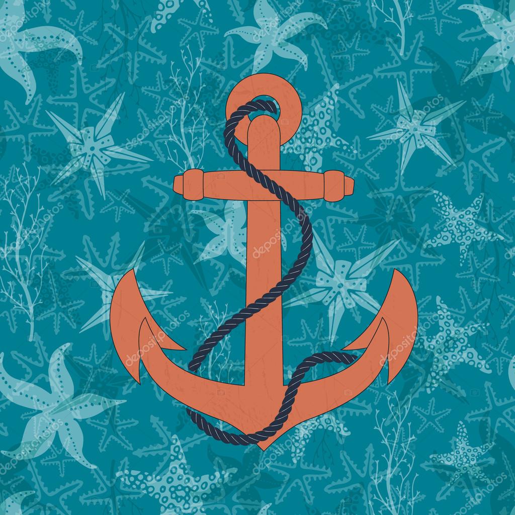 Anchor and rope Stock Vector Image by ©Favetelinguis199 47489837