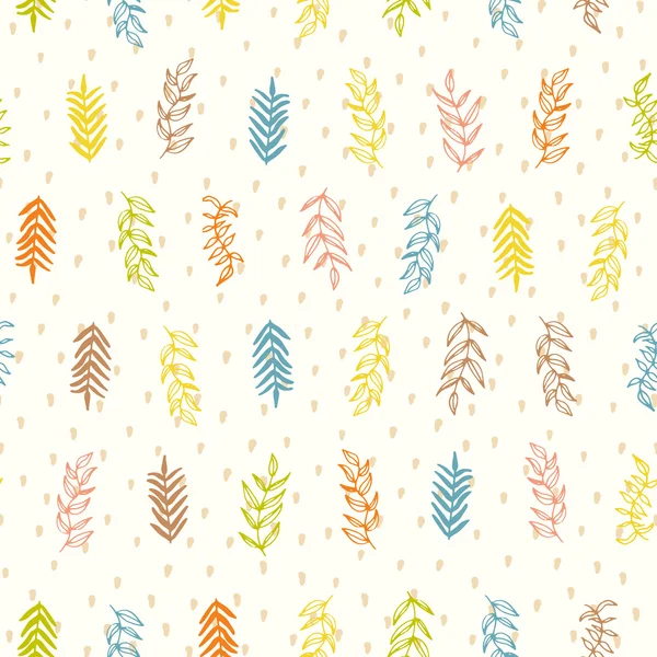 Natural Seamless Pattern — Stock Vector