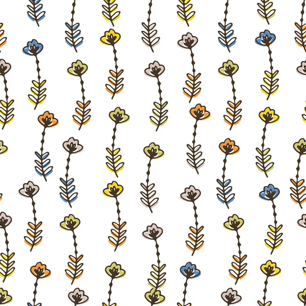 Natural Seamless Pattern — Stock Vector