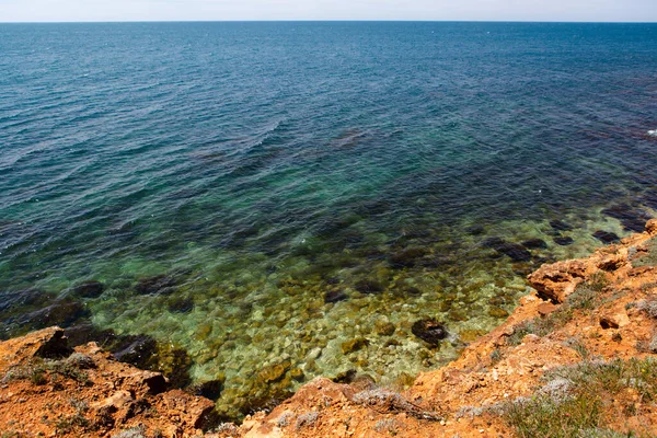 Výhled Moře Žlutého Pobřeží — Stock fotografie