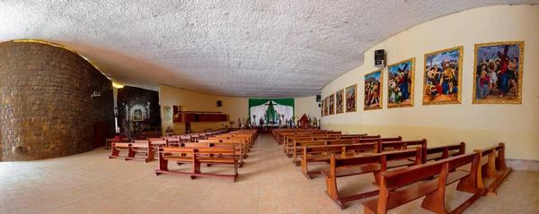 Interior Iglesia Principal Del Señor Muruhuay Ciudad Tarma Muestra Extensión — Foto de Stock