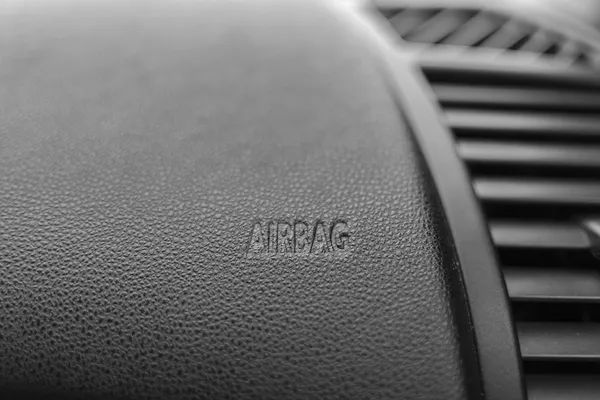 Airbag interno smussato — Foto Stock