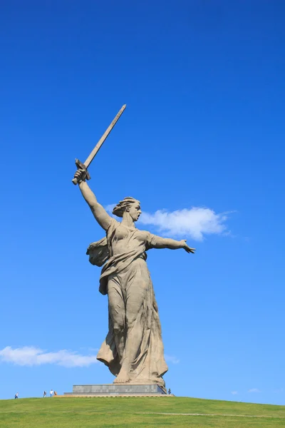 第二次世界大戦記念碑「祖国」、ボルゴグラード, ロシア — ストック写真