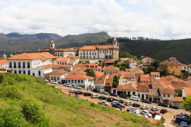 görünümünü ouro Preto'daki, Brezilya