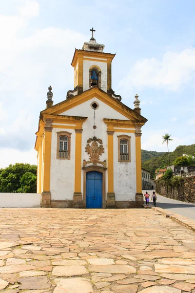 Kościół w ouro preto Brazylia — Zdjęcie stockowe