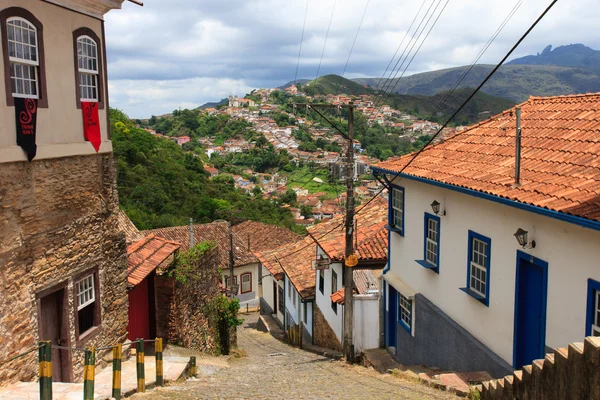 Gatorna i ouro Prêto, Brasilien — Stockfoto