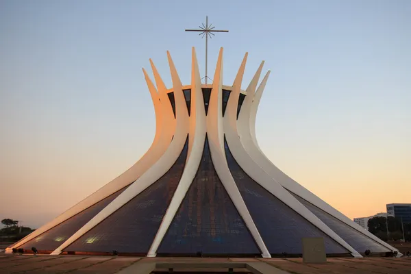 Catedral Metropolitana de Brasília, Brasil Fotos De Bancos De Imagens