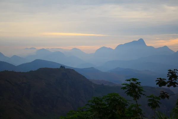 Sunset, Brazília-hegység — Stock Fotó