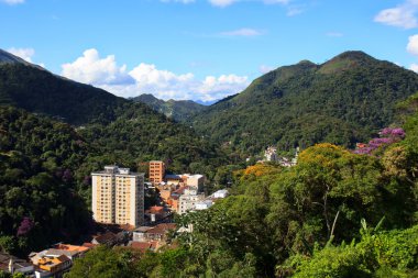 Panoramic view of Petrópolis, Brazil