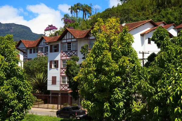 Streets and houses of Petrópolis, Brazil — Zdjęcie stockowe