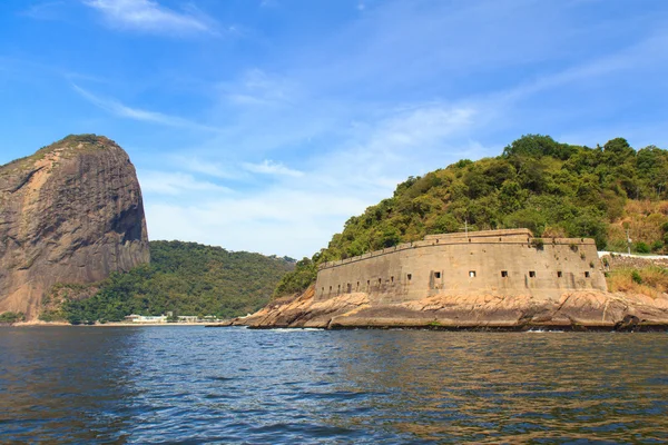 Forte São João e Pão de Açúcar, Rio de Janeiro — Fotografia de Stock