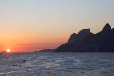 günbatımı arpoador, rio de janeiro dan
