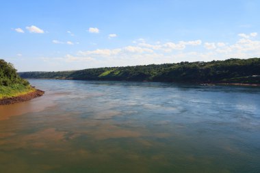 Triple frontier, Iguazu, parana Nehri, Arjantin, paraguay