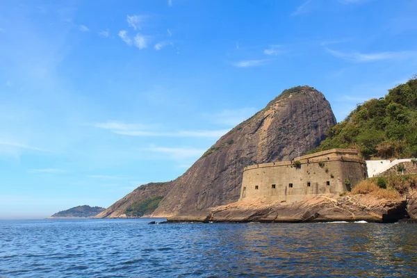 Fort São João and Sugarloaf, Urca, Rio de Janeiro — Stock Photo, Image