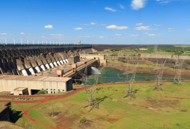 Itaipu Dam, Brazil, Paraguay clipart