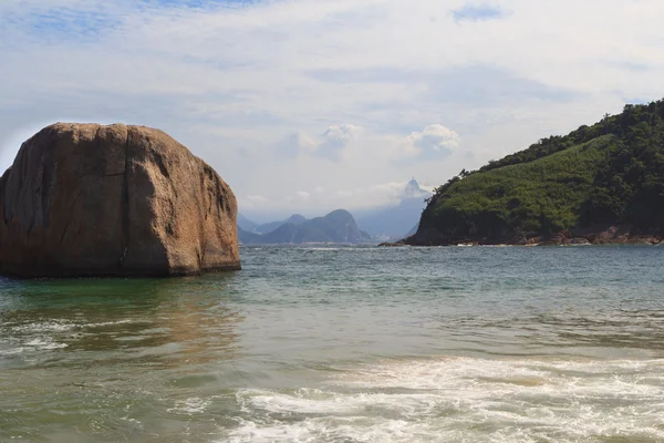 海滩 piratininga 科尔科瓦多 niteroi 里约热内卢 — 图库照片