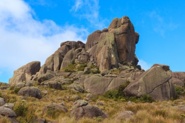 tepe prateleiras dağ Itatiaia Ulusal Park, Brezilya