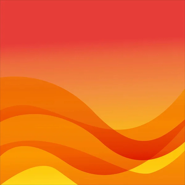 Fondo abstracto naranja y rojo — Vector de stock