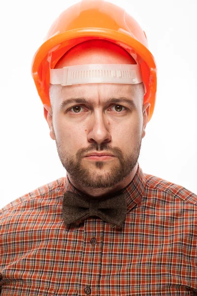 Retrato divertido de un hombre con emoción en su cara — Foto de Stock