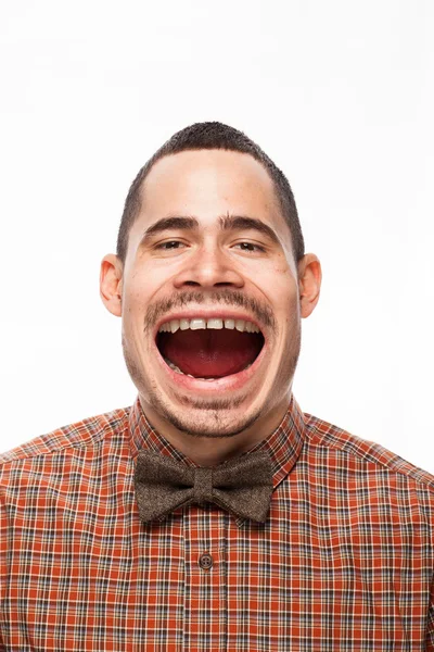 Funny Man Face — Stock Photo, Image